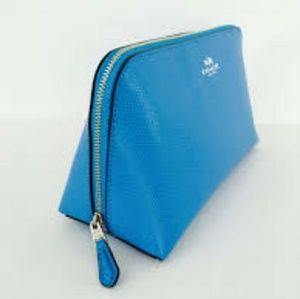 ❤COACH❤ large cosmetic bag w/ matching jewelry box
